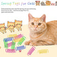 Cat Spring Toys 80 Pack, Colorful Plastic Coils Cat Kitten Spiral Spring Interactive Cat Toy for Swatting, Biting, Hunting