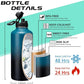 87/128 oz Insulated Water-Bottle with straw - Gallon Water Bottles with Phone Holder, Stainless Steel Water Jug with Strap & Auto Chug Lids, Gym Camping Sport Metal Flask w/Paracord Handle