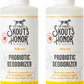 SKOUT'S HONOR Probiotic Pet Deodorizer Spray- Hydrating Daily-Use with Avocado Oil & Omega-3s, Microbiome Friendly Certiified, Paraben & Sulfate-Free, 97% Natural, 8oz, Honeysuckle, 2-Pack