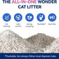 OPET Tofu Mixed Mixed Cat Litter - 36 LBS, Natural Sustainable Ingredients Quick Clumping Cat Litter, Flushable, Superior Odor Control, 99.9% Dust Free Kitty Litter (36 pounds, Fresh)