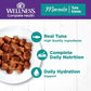 Wellness Complete Health Cubed Adult Wet Cat Food, Natural, Protein-Rich, Grain Free, 3 Ounce, 24 Pack, (Tuna Entrée)