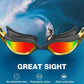 ZIONOR Swim Goggles, G1 MAX Polarized Anti-Fog Swimming Goggles for Men Women