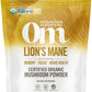 OM MUSHROOM SUPERFOOD Lion's Mane Organic Mushroom Powder, Improves Memory, Focus, Clarity, Nerve Health, and Mood Support, 7.05 oz, 100 Servings