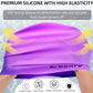 Keary Extra Large Swim Cap for Braids and Dreadlocks Extensions Weaves Long Hair, Waterproof Silicone Cover Ear Bath Pool Shower Swimming Cap for Adult Youth to Keep Hair Dry, Easy to Put On and Off