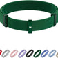 Safety Cat Collar - U.S. IDA Gold Awarding Design, Stretch Elastic Quick Release, Non Breakaway - Light Weight for Kitten, Neck Fit 7.8'-15.7' for All Small Large Cat,M(Alpine Green)