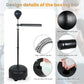 INNOLIFE Boxing Bar Height Adjustable Spinning Bar with Punching Bag Boxing Speed Trainer for Home Gym