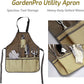 13-Piece Garden Tools Set with Tote Bag & Apron, Repotting Mat - Stainless Steel Heavy Duty Planting Kit, Ergonomic Non-Slip Handles - Gardening Gift for Women, Mom, Home Gardeners