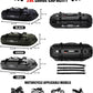 Waterproof Duffel& Luggage Bag - Motorcycle Dry Bag Tail Saddle Bags with Roll Top Closure,Large Storage Space,for Camping, Kayaking, Fishing & Traveling(Green, 20L)