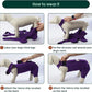 Kuoser Thigh Wound Sleeve for Dogs, Dog Recovery Sleeve for Back Legs, Pet Surgical Suit for Large Medium Small Dogs, Purple