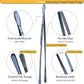 JETKONG 2 Pcs 16-Inch Heavy Duty Cooking Tweezers Extra Long Stainless Steel Kitchen Tweezers Large Plating Tongs (Navy Blue)