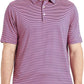Men's Golf Polo Shirts Short Sleeve Striped Performance Moisture Wicking Dry Fit Golf Shirts for Men