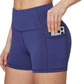 baleaf Women's 8"/ 5"/ 3" Biker Shorts High Waist Yoga Workout Gym Running Volleyball Spandex Shorts with Pockets