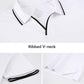 Esabel.C Jacquard Golf Shirts for Men Moisture Wicking Short Sleeve Performance Dry Fit Active Mens Polo Shirts