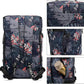 Kalesi Floral Gym Duffle Bag Backpack 4 ways for Women Waterproof with Shoes Compartment for travel Sport Hiking laptop Lightweight
