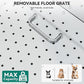 YITAHOME Dog Grooming Bathtub 38in, Professional 304 Stainless Steel Dog Bathing Station Tub w/Left Stairs, Faucet, Floor Grate, Pet Washing Station for Small, Medium, Indoor, Outdoor
