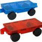 MAGBLOCK 2 Piece Car Set Suitable for Magnetic Blocks Tiles, Magnetic Toy Vehicles and Accessories Therefor Expand and Enrich Your Magnet Tiles STEM Educational Toys