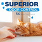 Made4Pets Cat Litter Crystals Kitty Litter Odor Control Crystal Litter Non Clumping No scooping Low Dust, Low Tracking, Lightweight, Dehydrates Waste,– 19.8 lbs (6 x 3.3 lb Packs)