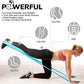 7Ft Long Resistance Bands for Stretching - Resistance Bands Set with Door Anchor - Exercise Bands Including Carry Pouch, E-Book & App - Latex-Free Workout Bands