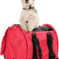 SturdiBag Pro 2.0 Pet Travel Carrier for Cats and Dogs | Soft Sided Pet Carrier Bag with Safety Clips and Seatbelt Straps for Airplane or Car Travel | Cube, Hot Pink
