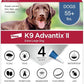K9 Advantix II XL Dog Vet-Recommended Flea, Tick & Mosquito Treatment & Prevention | Dogs Over 55 lbs. | 4-Mo Supply