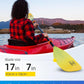 OCEANBROAD Kayak Paddle 86in/218cm, 90.5in/230cm Alloy Shaft 2-Piece Floatable Kayak Oar for Kayaking Canoeing Boating