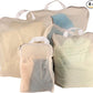 4 Pack Mesh Laundry Bag Mesh Laundry Bags Laundry with Handle for Washing Socks, Baby Items, Lingerie, Travel Garments (BEIGE, 4)