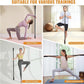Yoga Stick 5ft Mobility Stick, Sturdy Steel Exercise Bar Adjustable Stretching Stick for Mobility, Training, Flexibility and Balance, Versatile Stretch Bar with 4 Steel Rods & Foam Handles