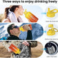 Insulated Water Bottle 40 oz, Triple Wall Vacuum Stainless Steel(Cold for 48 Hrs),Leak Proof & BPA-Free,Simple Modern Water Bottle with Drink-Through Lid & Flip Straw for Sports & Travel, Sunset