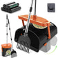 UPSKY Dog Pooper Scooper Swivel Bin & Rake Kit with 100 Waste Bags,33.4" Stainless Steel Long Handle Heavy Duty Pet Poop Shovel for Large Medium Small Dogs, Odor-Proof Lid for Yard/Lawn/Outdoor Use