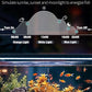 Pawfly 26 W Aquarium LED Light for 24" to 30" Tanks 24/7 Extendable Fish Tank Lights with Full Spectrum IP68 Waterproof Lights with D/N Mode Single Color Effects Timer and Adjustable Brightness