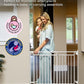 Grownsy Baby Gate for Stairs- No Bottom Bar, Adjustable Width 32” to 48” for Child and Pet, Dog Gate with Auto-Close & One-Hand Operation, Screw-in Installation for Doorways and Indoor Use