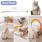 Cat Toys for Indoor Cats-7 Pieces Emrichment with Speedy Tail Moving Ball,Chirping Bird,Silvervine Sticks,Chew Rope,2 Cat Ball Toy,Hanging Caterpillar,Interactive Cat Toys for Bored Indoor Adult Cats