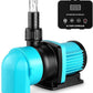 1320GPH Aquarium Return pump with LCD display controller, DC 24V 35W aquarium pump for saltwater freshwater aquarium,fish tank,sump,20 speeds ECO Quiet Submersible and inline pump