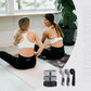 Wide Fabric Resistance Bands Set for Working Out, Non-Slip Exercise Booty Bands for Women & Men Leg and Glutes with Hair Ties and Tape Measure - for Home Gym Workout, Yoga, Pilates