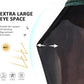 Harrison Howard Pro Luminous Horse Half Face Fly Mask Large Eye Space with Ears UV Protection for Horse Hunter Green M