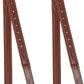 Exion FlexiStrong Stirrup Leathers for English Saddle | Ultra-Soft Cow Calfskin with Nylon Core | 1” Wide Stirrup Leathers for Daily Use | Sizes 48" to 62" | Black, Brown