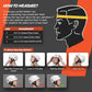 Vihir Adult Water Sports Helmet with Ears - Adjustable Helmet,Perfect for Kayaking, Boating,Surfing
