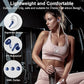 Wireless Earbuds, Bluetooth 5.4 Headphones, ENC Noise Cancelling Mic Ear buds with Stereo Bass, 48H Playtime Earphones , LED Display, IP7 Waterproof In Ear EarBuds for Phone Android iOS Sports, Blue