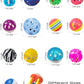 15-Pack Cat Toy Balls for Indoor Cats and Kittens (1.5'' - 2.2'', Cat Toys Mega Set)