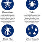 Proven Insect Repellent Spray, Keep Mosquitoes, Ticks and Flies Off, DEET Alternative Repellent, Up to 12-Hour Protection, Great for Camping or Hiking, 6 Ounce, Gentle Scent Spray, 2 Pack