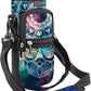 icolor Water Bottle Carrier Bag with Strap 25/32/40 oz Crossbody Bottle Holder with Phone Pocket Sling Sleeve Insulated Neoprene Water Bottle Pouch for Walking Travelling