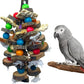 PINVNBY Bird Toys Parrot Toys, Natural Wood Bird Chewing Toys, Parakeet Hanging Toys for African Grey Macaws Cockatoos Eclectus Amazon Small and Medium-Sized Parrot
