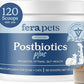 Fera Pets Postbiotics Plus Prebiotics for Dogs & Cats - with Slippery Elm - Promotes Optimal Digestive Health & Inflammatory Response - Enhances Immunity - 120 Scoops