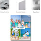 MUNDAZE Custom Collage Metal Poster, Personalized Photo Prints with Text, Glossy Aluminum, Customize with Your Own Pictures, Great Gift for Family, Friends, Ships From USA 18.75" X 15"