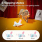 Potaroma Cat Toys Flapping Elephant, Interactive Realistic Kitten Toy Stuffed with Catnip and Crinkle Paper Hangable Design for Bored Indoor Cats 6.3 Inches