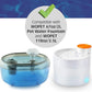 PET STANDARD Replacement Water Filter & 4 Pack Replacement Pre-Filter Sponges Compatible With WOPET® 67oz/2L Automatic Pet Fountain, Pack of 10