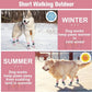 BEAUTYZOO Anti-Slip Dog Socks,Dog Shoes for Hot/Cold Pavement,Paw Protectors with Grips 3 Pairs for Puppy Small Medium Large Senior Old Dogs,Dog Socks to Prevent Licking and Hardwood Floor Protection