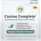 Wholistic Pet Organics Canine Complete - Dog Multivitamin Powder - 4 Lb - Daily Dog Vitamins and Supplements for Homemade Food - Immune System, Skin, Coat & Overall Health - Small and Large Breed