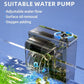 3 Gallon Fish Tank Aquarium Kit with Filter, LED Light with Timer, Siphon Vacuum Cleaner, Lid, Self-Cleaning Glass Rimless Betta Tank