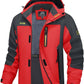 MAGCOMSEN Men's Hooded Windproof Water Resistant Rain Jacket Windbreaker 5 Pockets for Hiking,Fishing,Travel